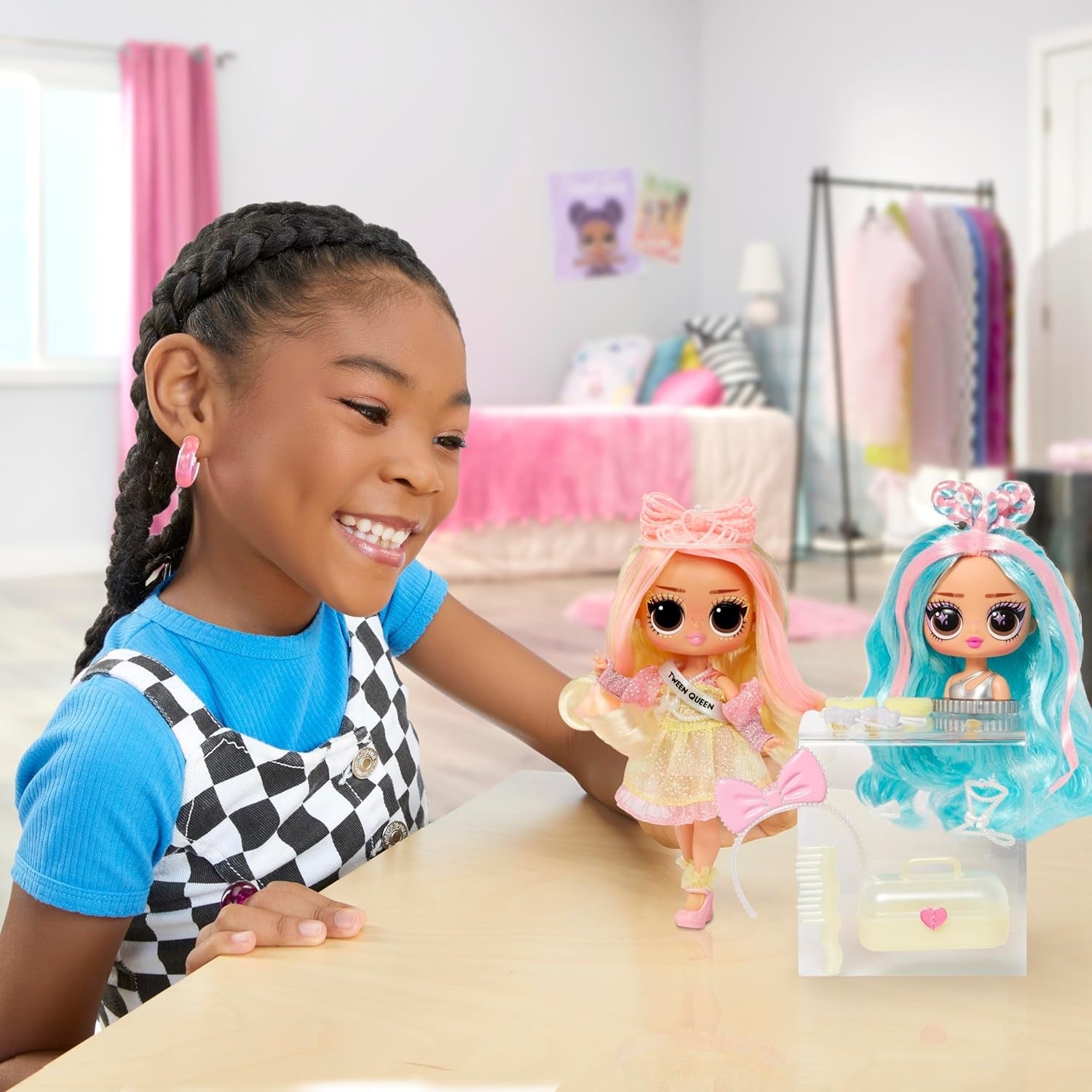 L.O.L. Surprise Tweens Surprise Swap Series - Braids-2-Waves Winnie - Modepuppe mit mehr als 20 Überraschungen inklusive Styling-Kopf und fantastischer Mode und Accessoires - für Kinder ab 4 Jahren
