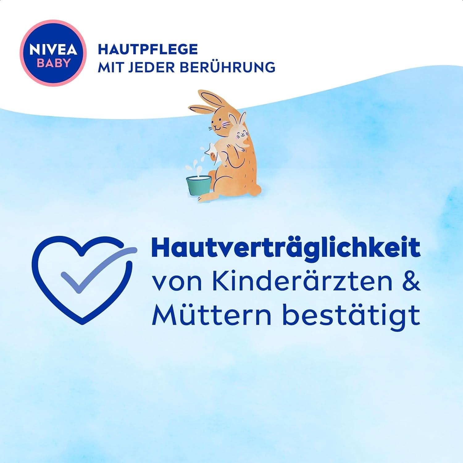 NIVEA Baby AQUA Feuchttücher, Baby Feuchttücher Zur Sanften Reinigung Empfindlicher Haut, Hypoallergene Und Parfümfreie Feuchttücher For Babies Mit 99% Wasser (1 X 57 Stück) Baby Wet Wipes Naty Shop