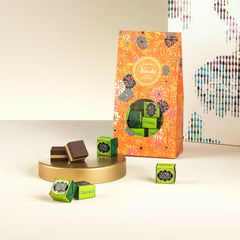 Venchi - Murrine med Pistacie Cremino Pralines gaveæske, hvid chokolade, 305 g, glutenfri, ingen kunstige farver, ingen konserveringsmidler - perfekt gaveidé