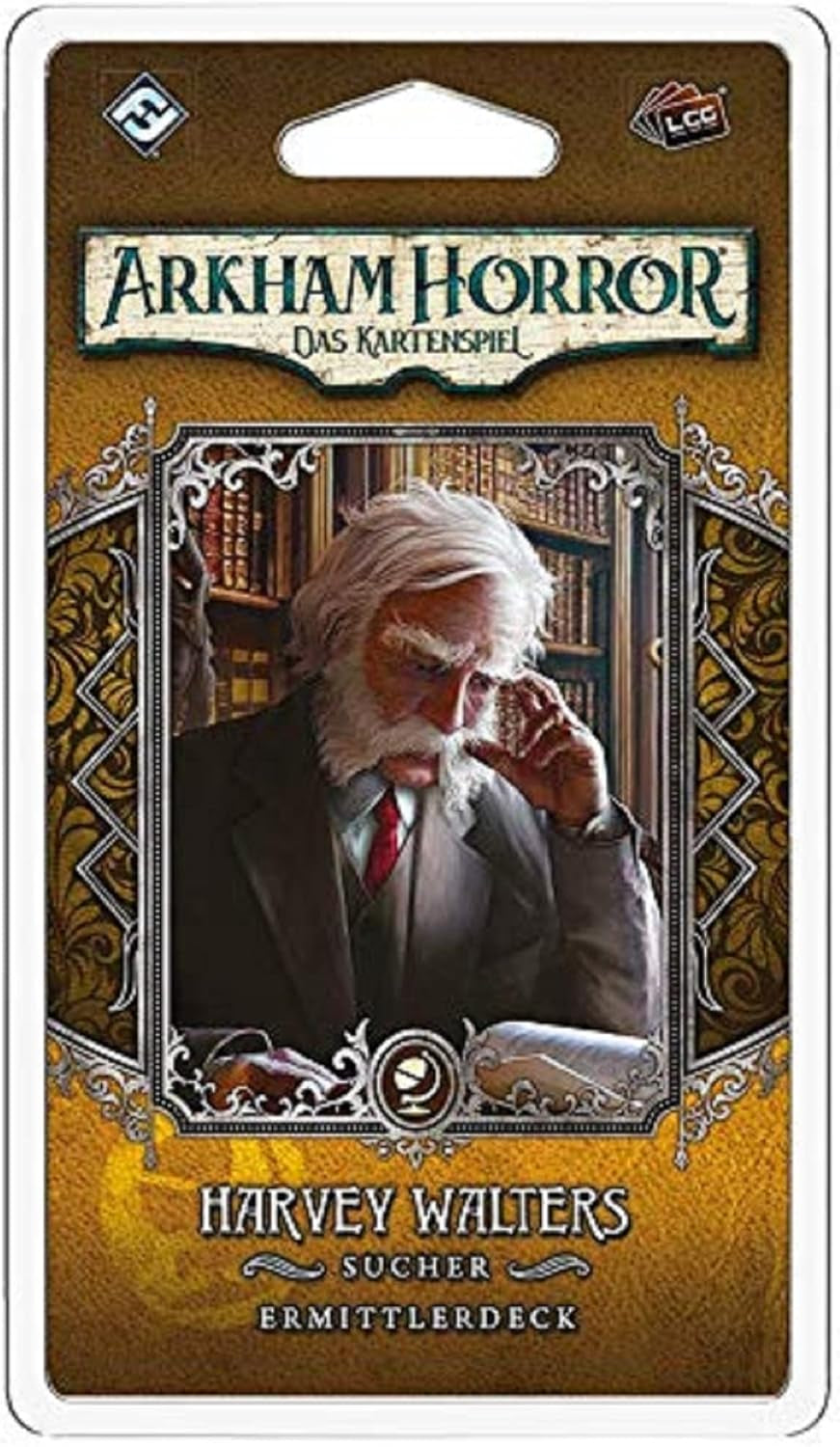 Fantasy Flight Games, Arkham Horror: LCG, Core Game, Expert Game, Card Game, 1-4 spillere, i alderen 14+, 45+ minutter, tysk, flerfarvet, farverigt