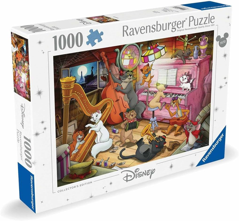 Ravensburger 12000753 Aristocats Puslespil 1000 brikker Naty Shop Nyt design