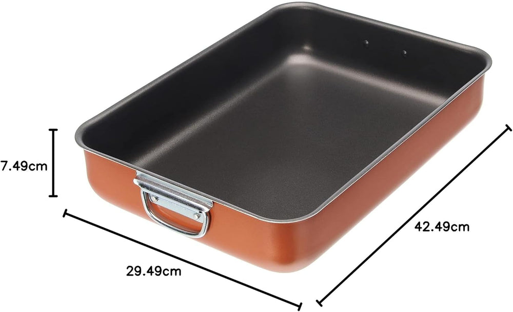 Zecchino teflon bageplade 40x28cm, aluminium, flerfarvet, 40x28 Forme og bageplader Naty Shop