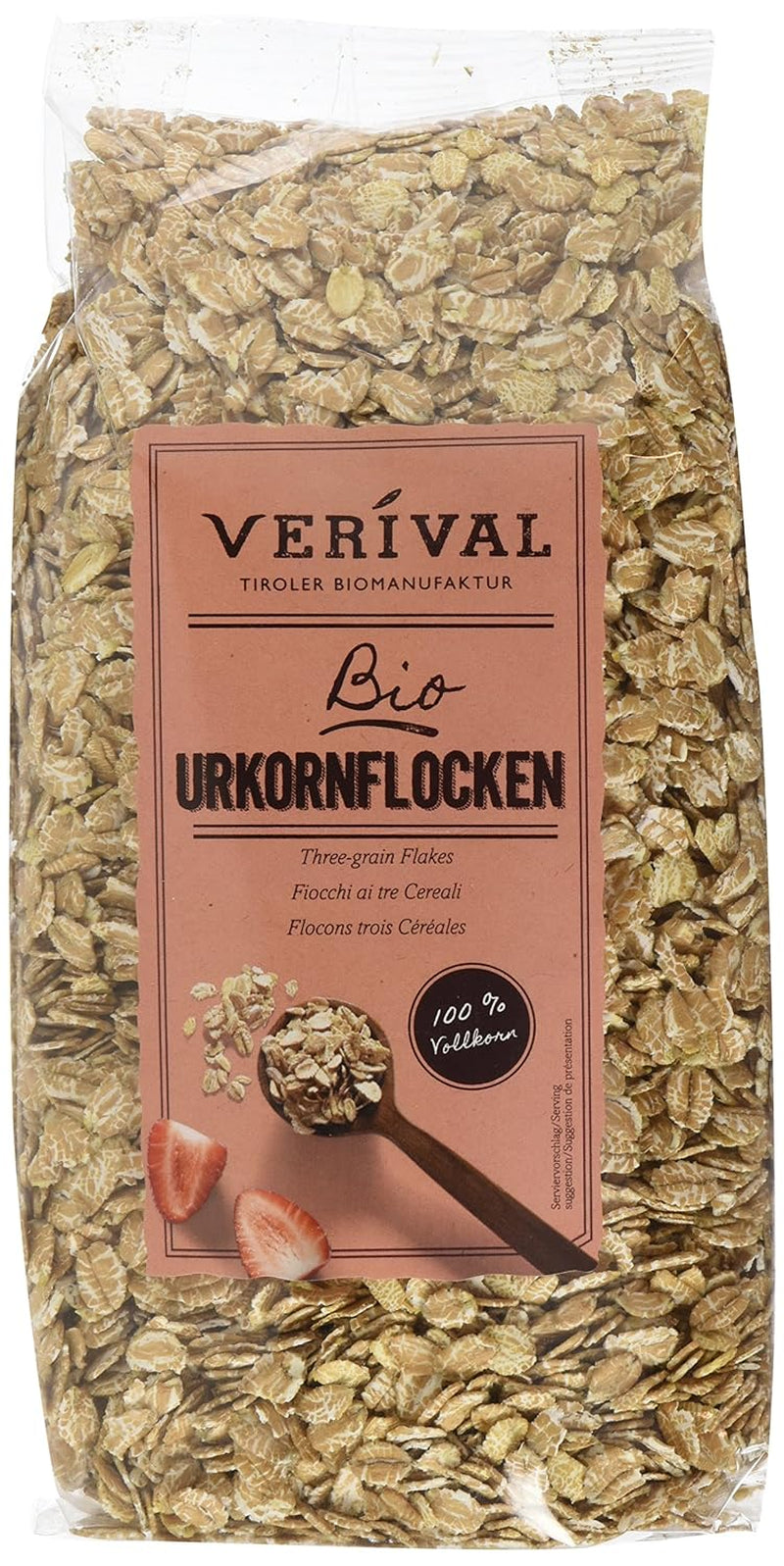 Verival Urkornflocken - Bio, 6Er Pack (6 X 500 G) Cereale Naty Shop Default Title