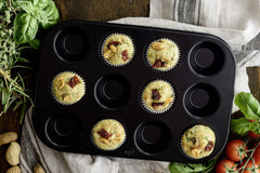 Dr. Oetker - Traditionel aluminium bradepande med non-stick belægning (farve: sort), 1 stk. Forme og bageplader Naty Shop