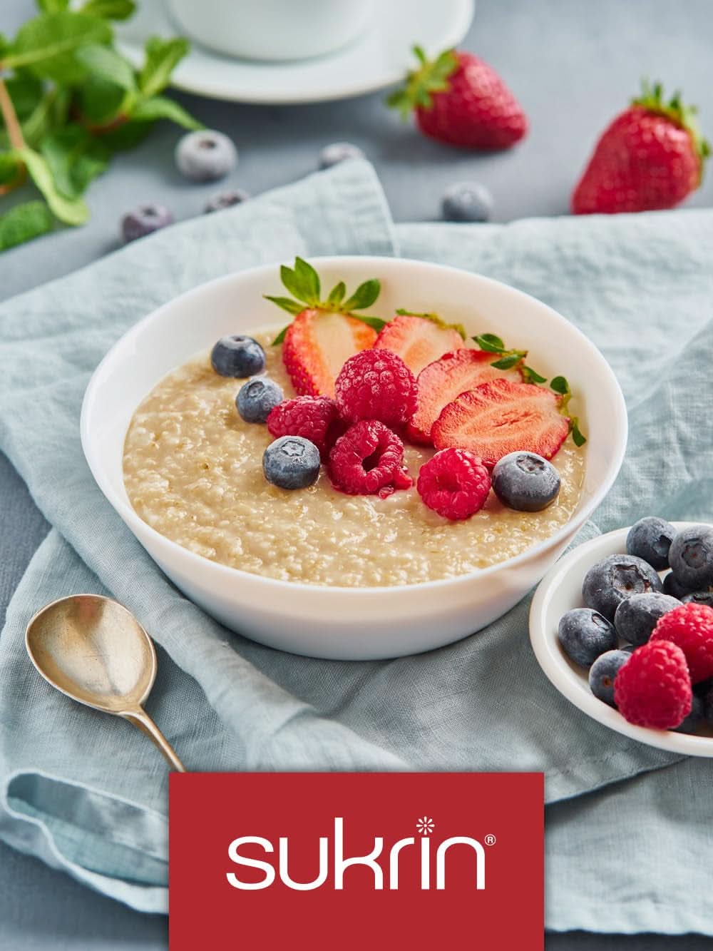 Sukrin Erythritol, naturligt alternativ til sukker uden kalorier, 1 pakke, 500 gram Sweeteners Naty Shop