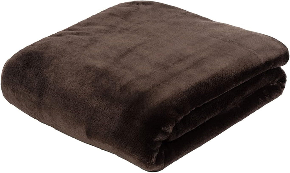 Gözze - Komfortabelt tæppe Premium Cashmere-Feeling, 500 G/M², 180 X 220 Cm - sennepssenge og tæpper Besuche den Gözze-Store Chokolade 130 X 170 Cm