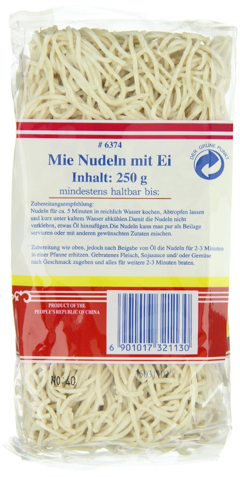 LONGLIFE - kinesiske nudler, (1 x 250 g)