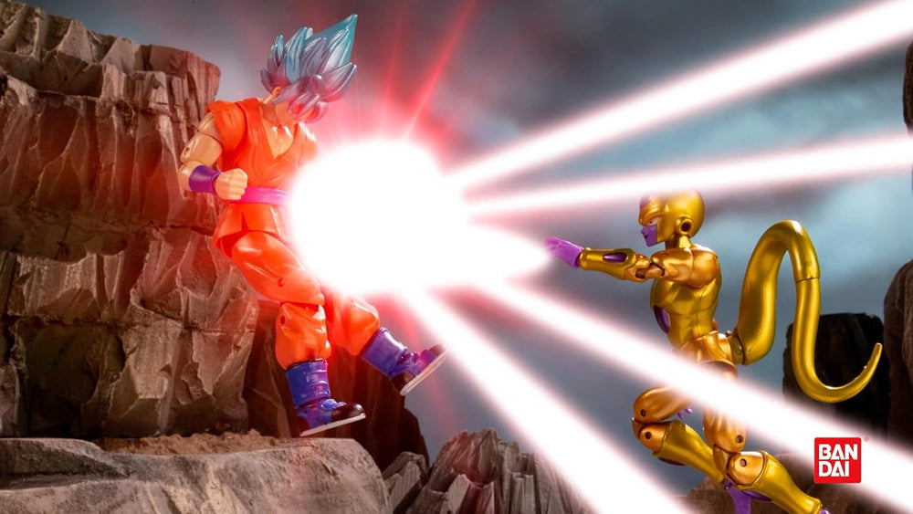 BANDAI - Dragon Ball Super - Dragon Stars Figura 17 Cm - Super-Saiyajin Blue Goku - Figura articulată Blue Goku - Licența oficială Dragon Ball - Jucărie pentru copii 4+ ani - 36780 Action figures Naty Shop