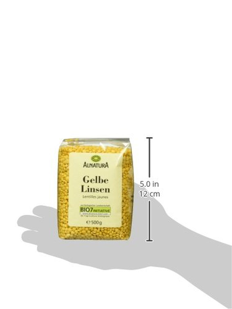 Økologiske gule linser, 500g