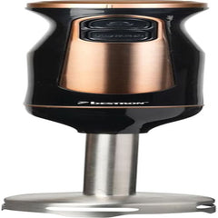 Bestron Stabmixer, Pürierstab Mit 2 Geschwindigkeitsstufen & Ergonomischer Handgriff, Staab Abnehmbar, Materiale: Edelstahl, Farbe: Schwarz/Silber Kitchen Naty Shop Kupfer