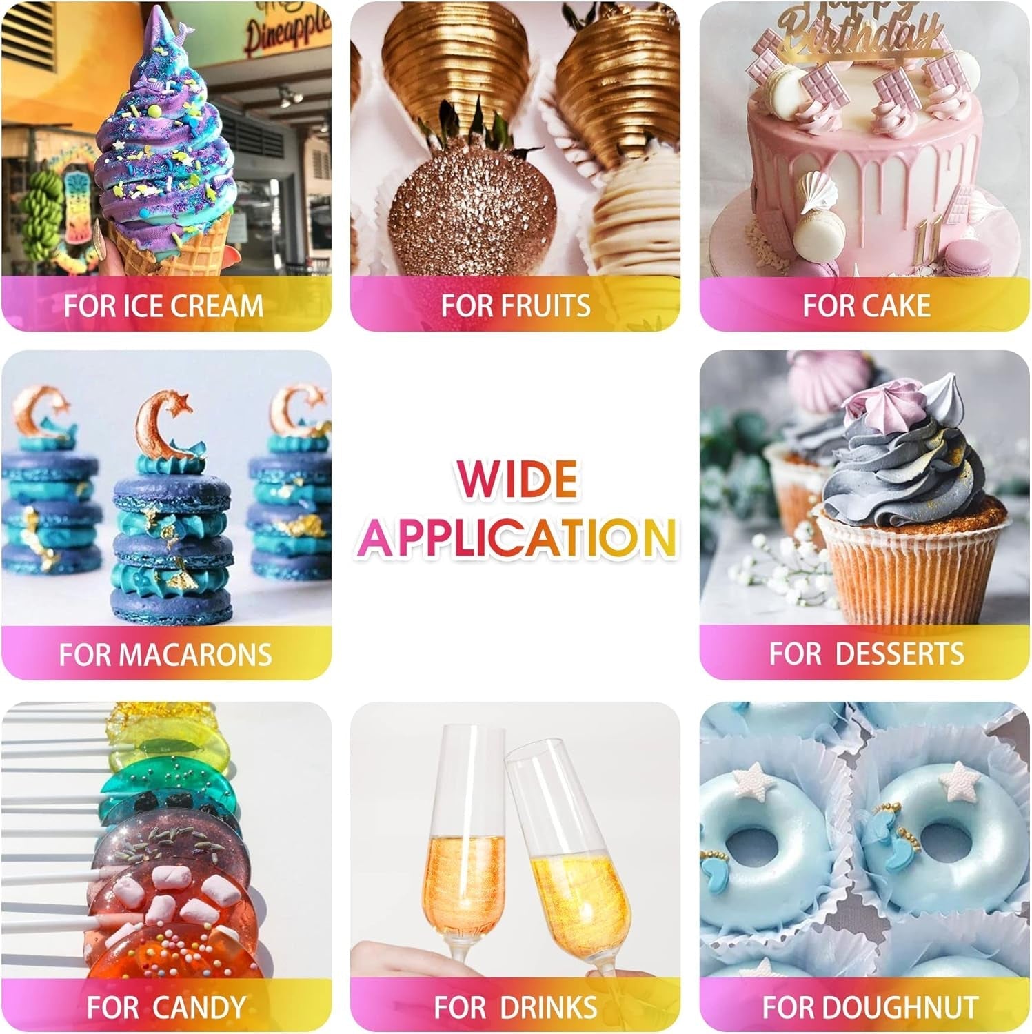 Spray cu sclipici comestibil - 22G sclipici alimentar, pudră cu sclipici comestibilă pentru băuturi, decorațiuni tort, macaroane - pudră cu sclipici colorant alimentar, sclipici comestibil pentru cocktailuri, brioșe (roz)