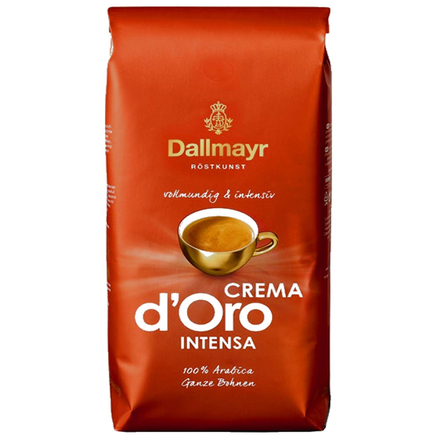 Crema d'Oro INTENSA Ganze Bohnen, 4x 1000g (4000g) - Kaffee von