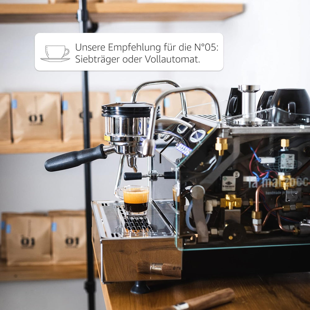 Espresso Nr. 5 – Amestec Pur de Arabica Specială – Boabe de cafea din Guatemala, Etiopia și Brazilia - 750g