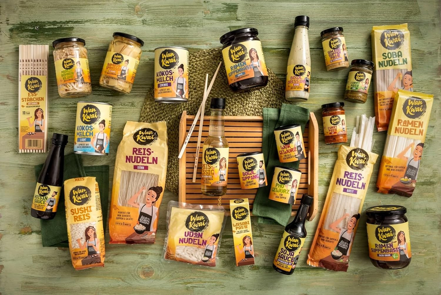 Wan Kwai glasnudler 100 g – asiatisk gourmetvariant! Glutenfri, lavet af mungbønnestivelse og vand. Ideel til supper, wokretter og salater. Delikat tekstur, klar på 5 minutter.