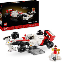 LEGO Icons Mclaren MP4/4 & Ayrton Senna modelbilsæt, F1 racerbilsæt til voksne med racer-minifigur, samleobjekt, gaveidé til mænd, kvinder, ham og hende 10330 byggesæt Besuche den LEGO-Store Single
