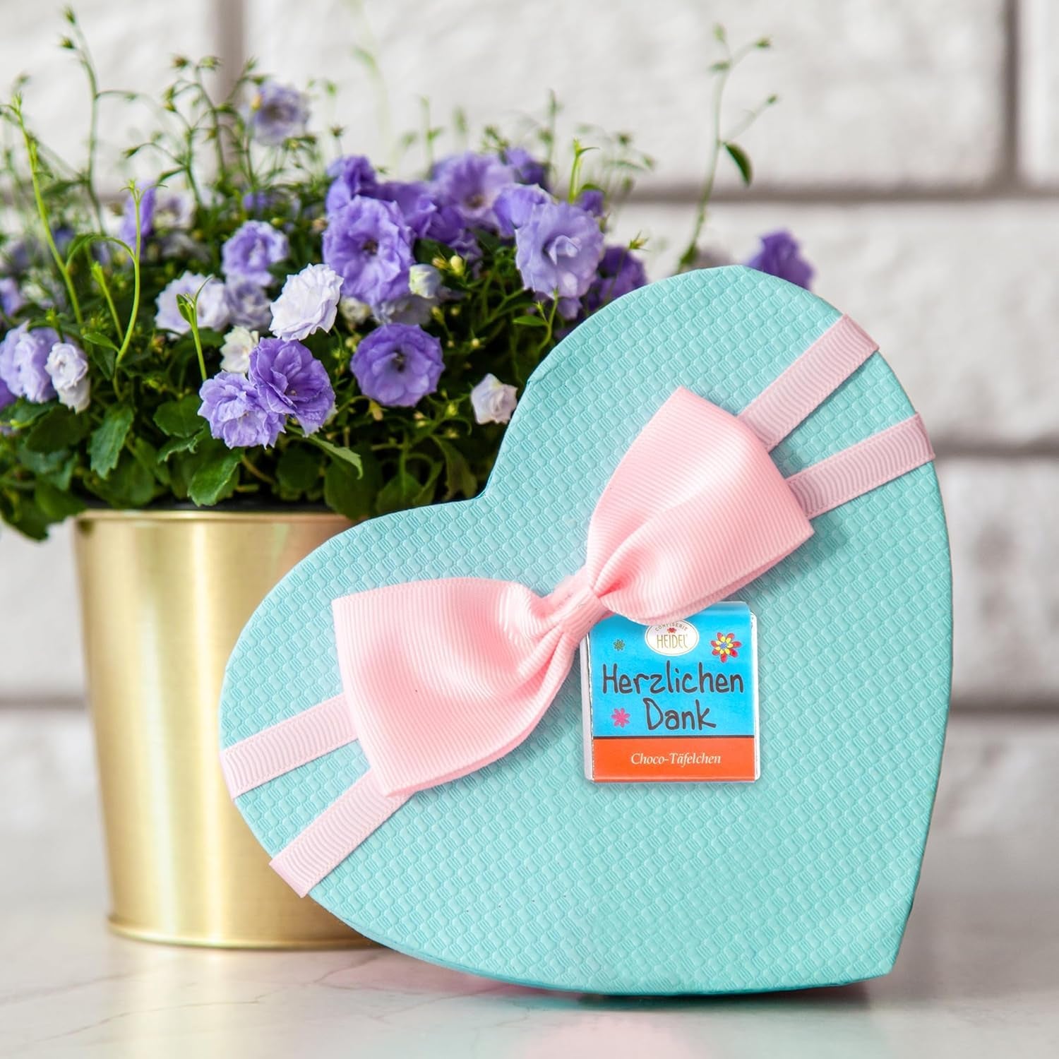 Heidel Thank You mælkechokoladebarer 3x80g, 16 minibarer á 5g pr. pakke, Forskellige udtryk for taknemmelighed, Udsøgt gaveidé