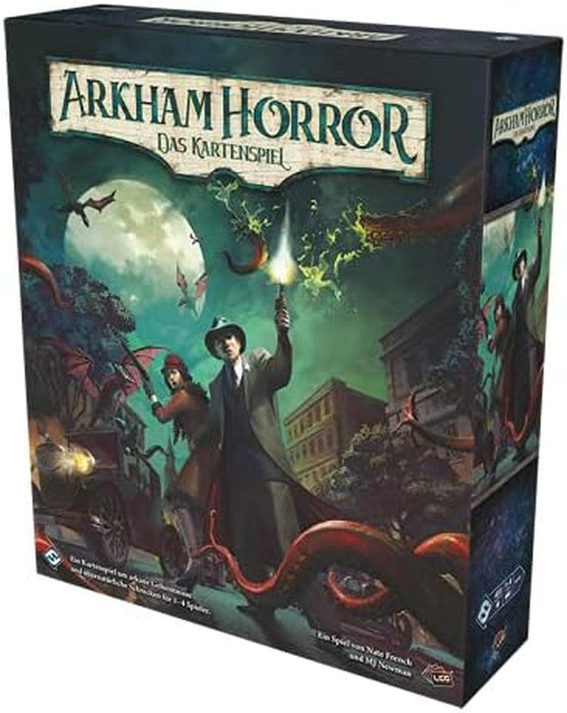 Fantasy Flight Games, Arkham Horror: LCG, Core Game, Expert Game, Card Game, 1-4 spillere, i alderen 14+, 45+ minutter, tysk, flerfarvet, farverigt