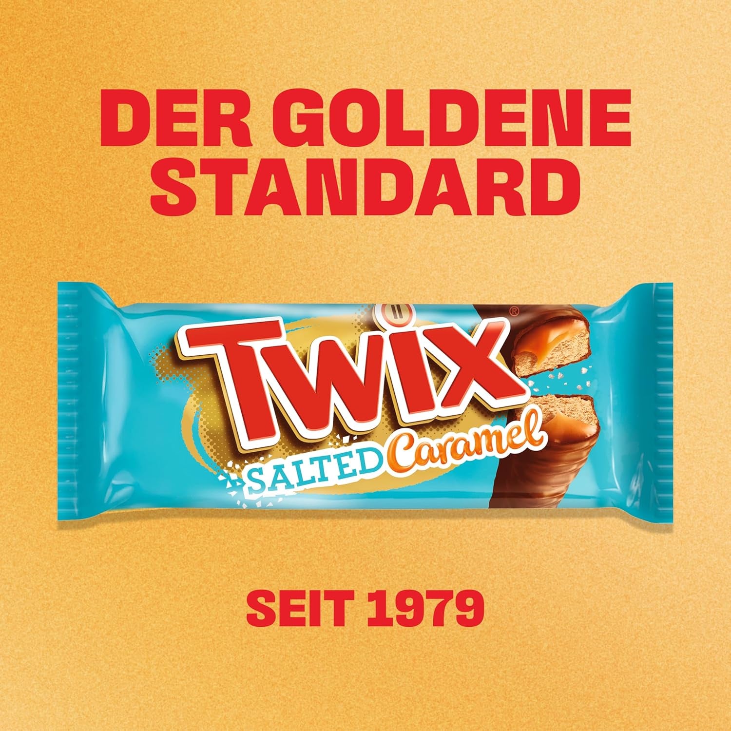 Twix Salted Caramel Chokoladebarer | Bulk pakke chokolade | 30 dobbeltstænger (30 x 46 g)