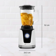 Ufesa White Gold Standmixer, 1500W Leistung, 1,5L Glaskrug, Geschwindigkeitsregler Mit Led-Licht, Ice Crusher, 6 Herausnehmbare Edelstahlklingen, 2 Geschwindigkeiten + TURBO Mother and Child Naty Shop