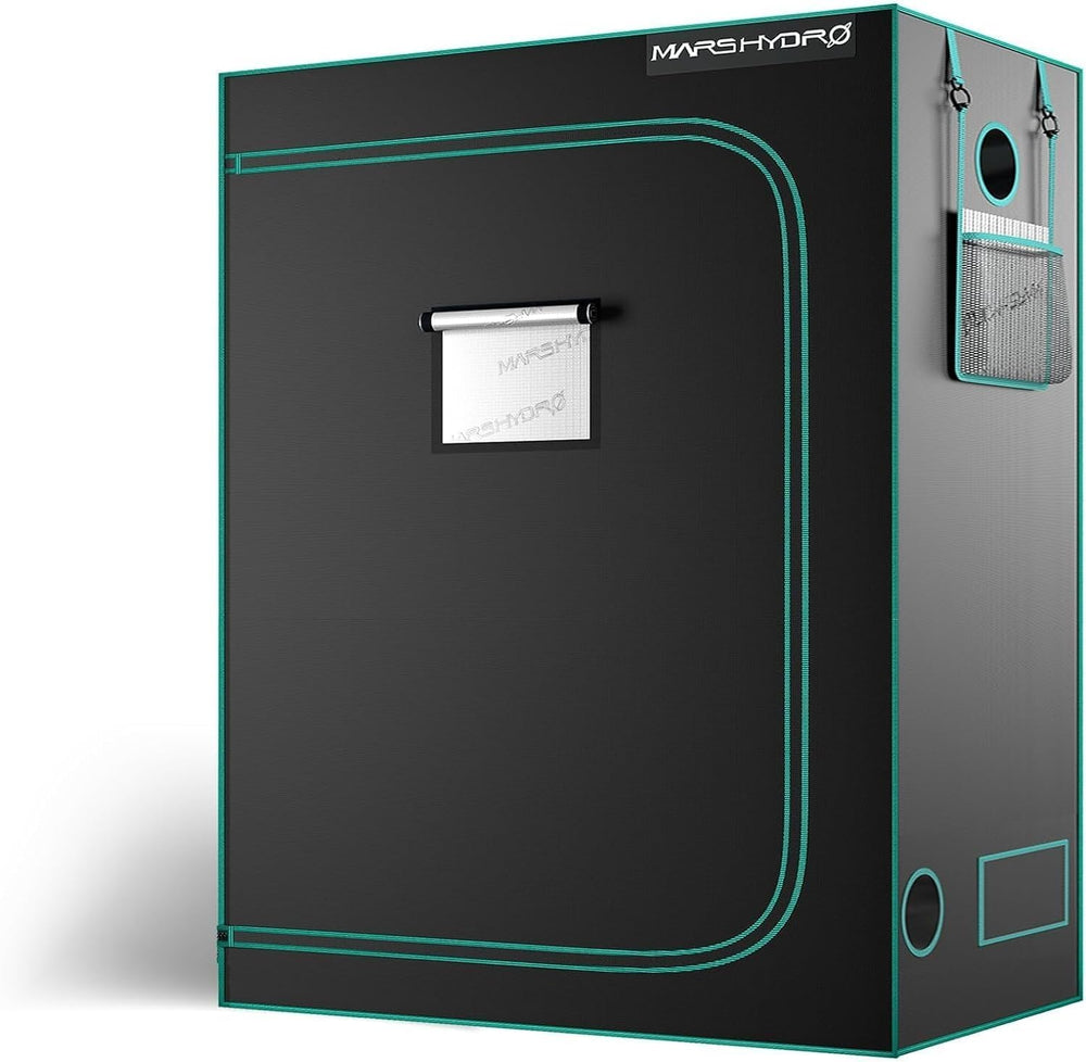 MARS HYDRO Grow Telt 60x60x140cm, Indendørs Grow Telt, Reflekterende Mylar Grow Telte til Hydroponics, Aftagelig bundbakke til plantedyrkningsplads