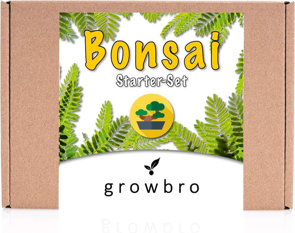 Bonsai Anzuchtset Von Growbro - ZÜCHTE DEINEN EIGENEN BONSAI BRO, Bonsai Starter Kit Inkl. Samen, Sprühflasche, Uvm.
