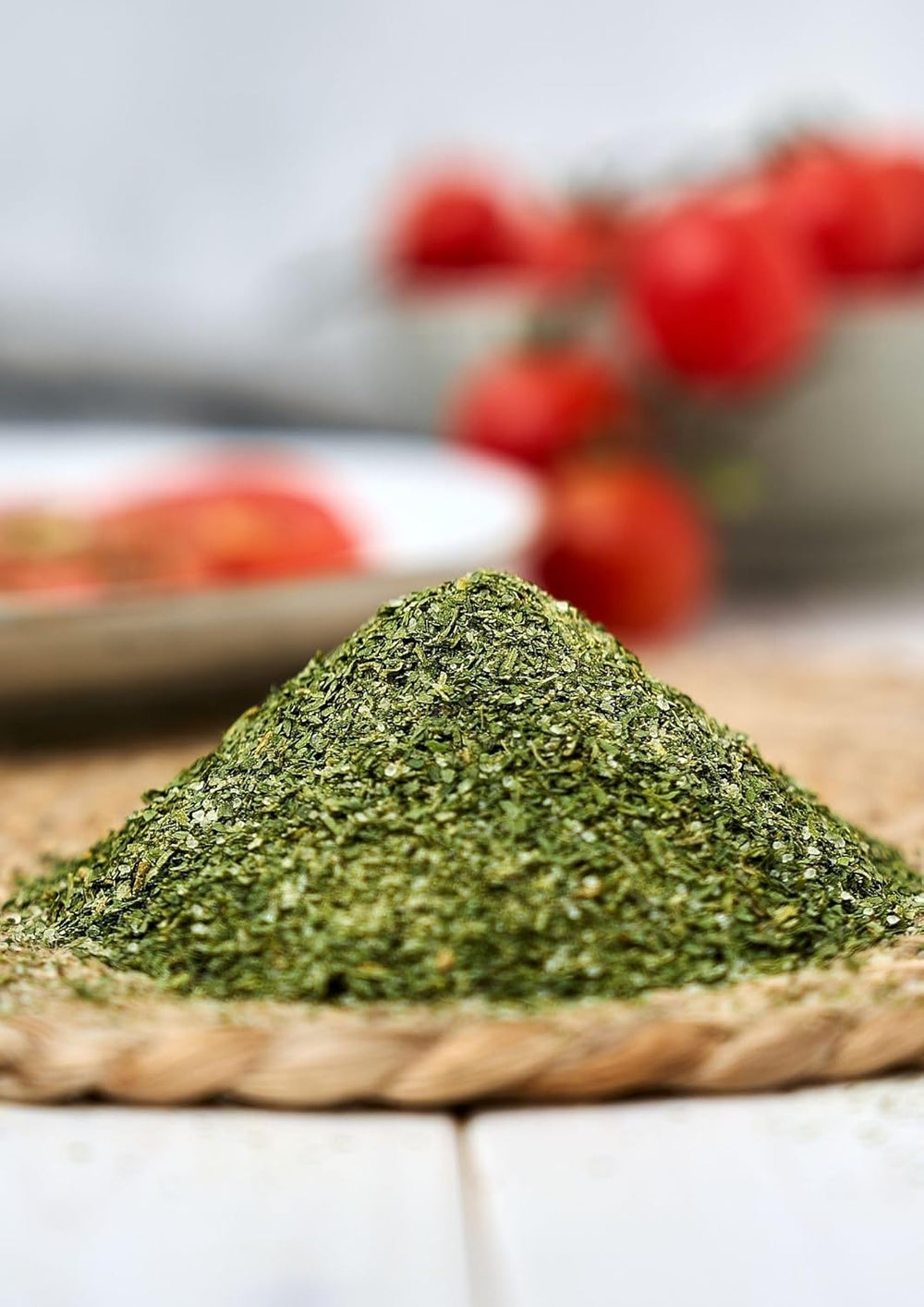 Fuchs Gewürze - Tomat Gewürz - Gewürzsalz für Tomatenbrot, Frühstücksei eller Steak - naturlige ingredienser - 90 g i wiederverwendbarer, genbrugsbarer Dosis