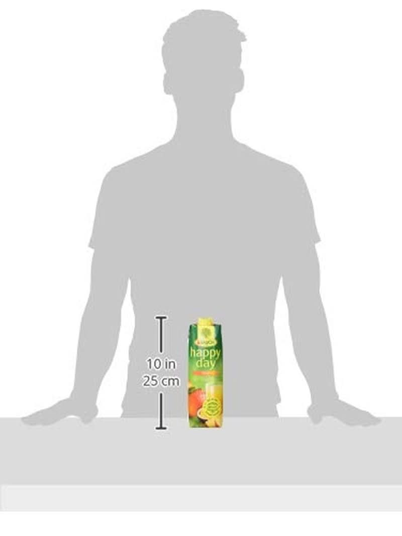 Rauch Happy Day Mango | Raffineret drink med passionsfrugt | En masse C-vitamin | 6 x 1 liter, Tetra Prisma Naty Shop