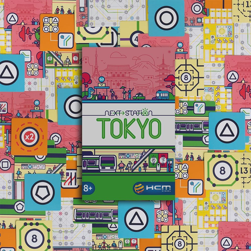 HCM Kinzel - Næste station Tokyo | Fortsættelse af det nominerede spil | Flip & Write - Nye metrolinjer til Tokyo-turisme | Færdighed og strategi | tysk | 55214