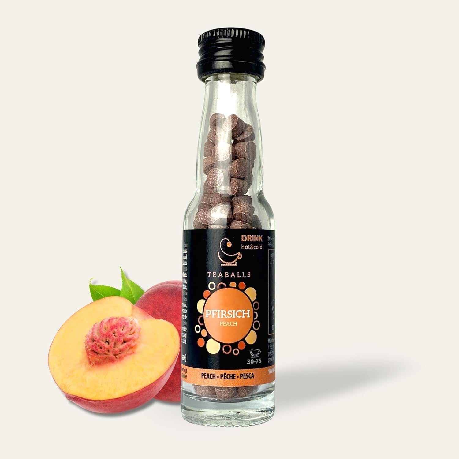 TEABALLS - Set de 3 POWER TEA MIX - ZMEURĂ, ENERGIE, CIREȘE Pentru aproximativ 120 de cești de ceai