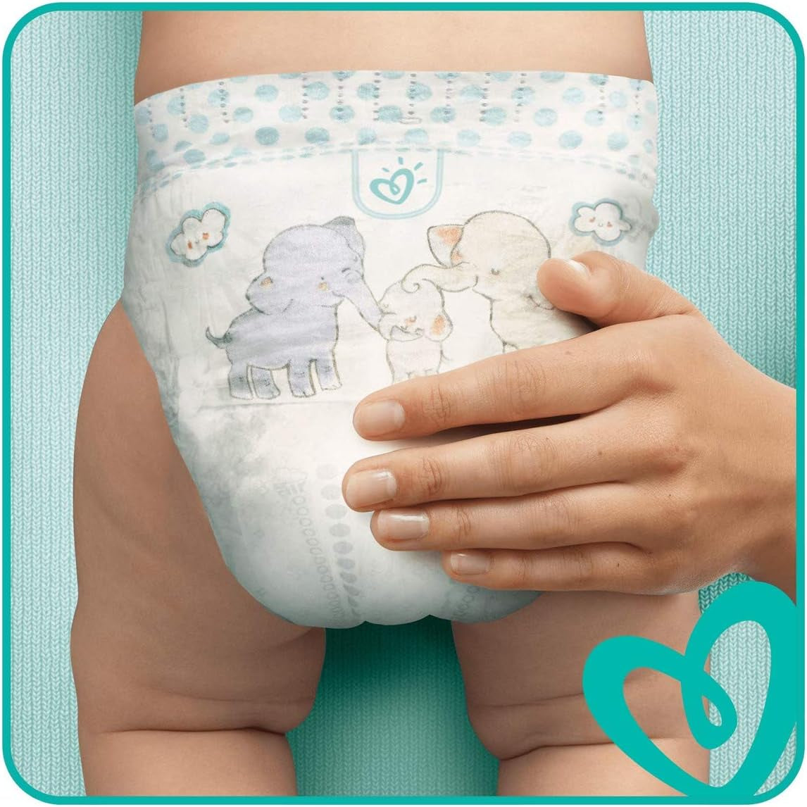 Bleer Pampers 81657566 Baby-Dry Bukser, hvide