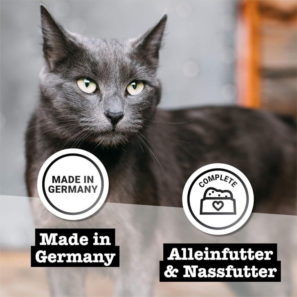 Catz Finefood Purrrr N° 103 Hrană umedă pentru pisici cu pui - Hrană umedă gourmet pentru pisica dvs. fără zahăr și cereale, fără gluten și monoproteică cu conținut ridicat de carne (24 X 85G Bag)