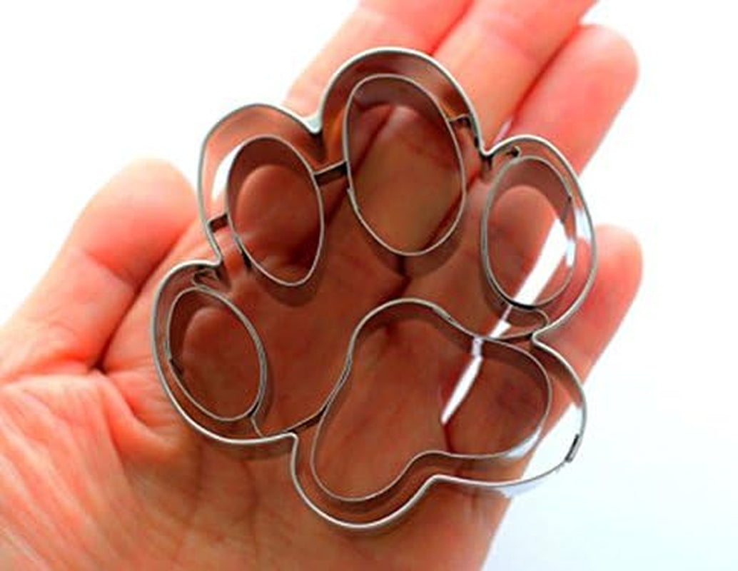 Formă de biscuiți în formă de labă de câine, aprox. 7,5 cm