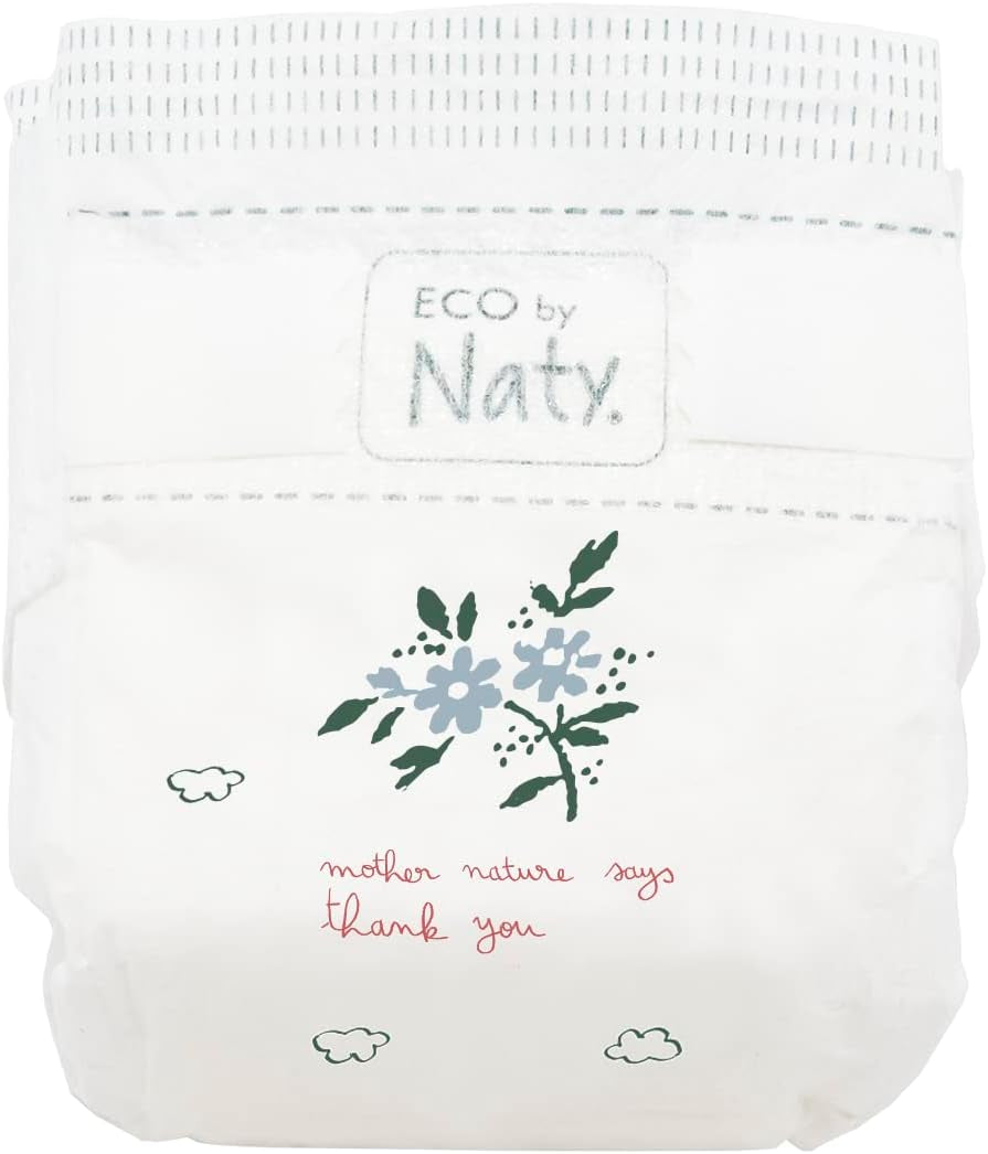 Eco by Naty Premium engangsbleer til følsom hud, str. 5, 11-25 kg, (1 x 22 stk.)
