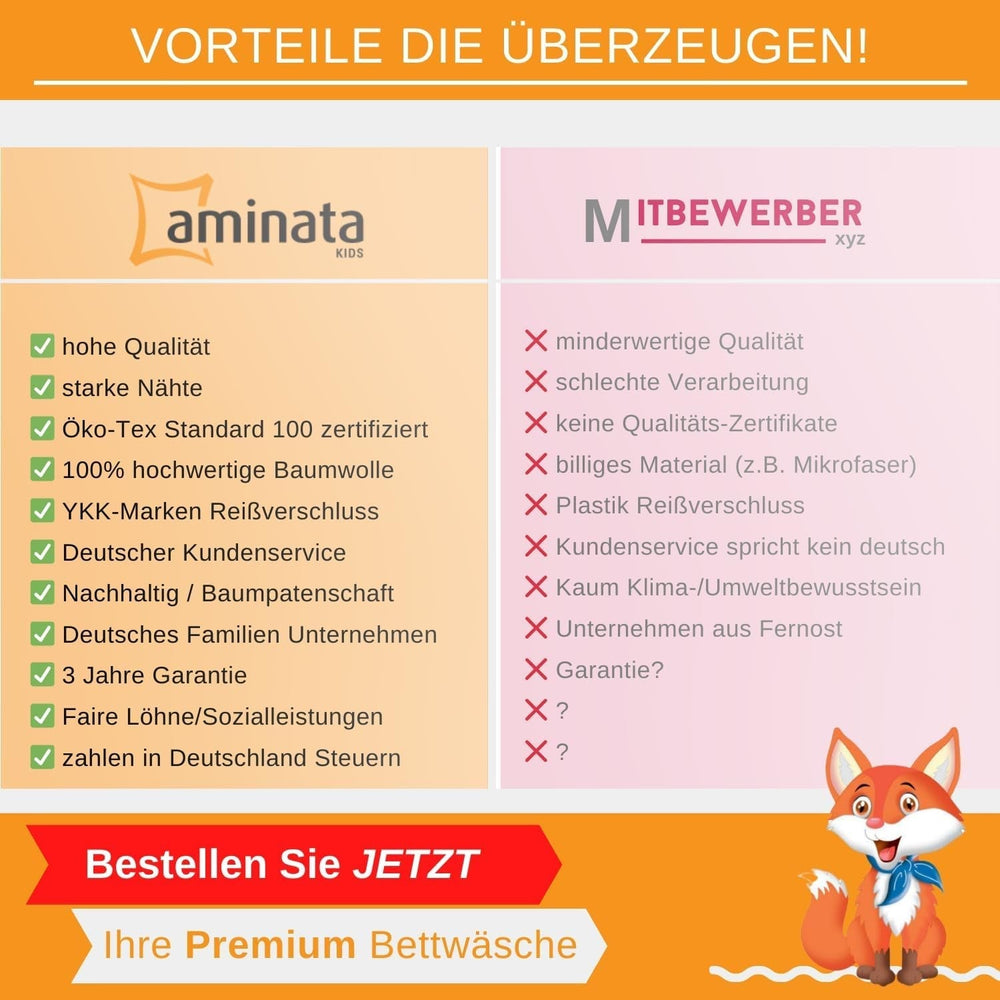 Aminata, børneseng med ponyer Sengetøj - børn Naty Shop