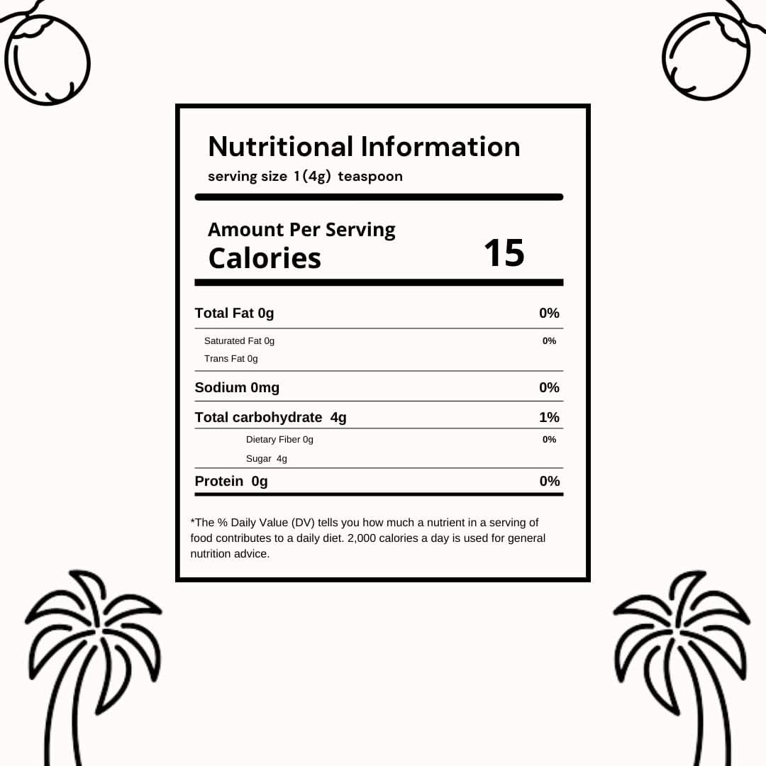 SVATV Brunt palmesukkerpulver, 227 gram Sweeteners Naty Shop