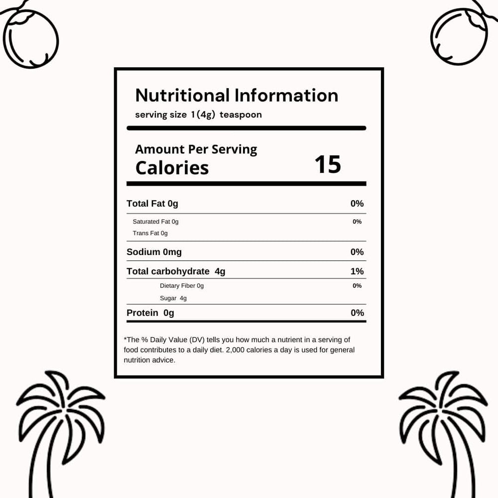 SVATV Brunt palmesukkerpulver, 227 gram Sweeteners Naty Shop