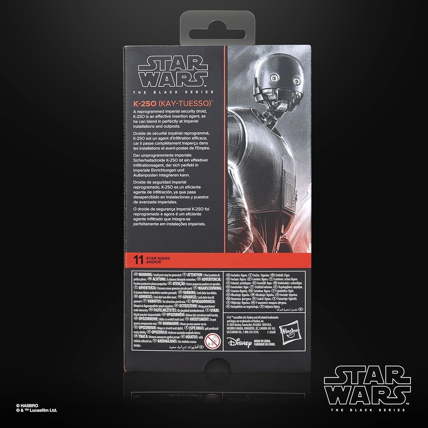 Star Wars Black Series K-2SO (Kay-Tuesso) Andor samleobjekt actionfigur 15 cm actionfigurer Naty Shop
