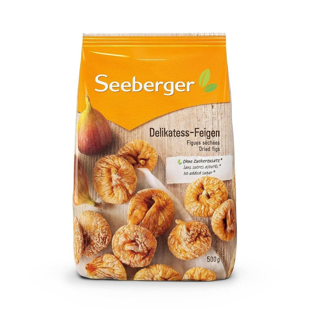 Seeberger Delikatess, Tørrede figner - sød som honning, 12 x 200 gram Naty Shop dehydrerede produkter 500 gram 500 gram