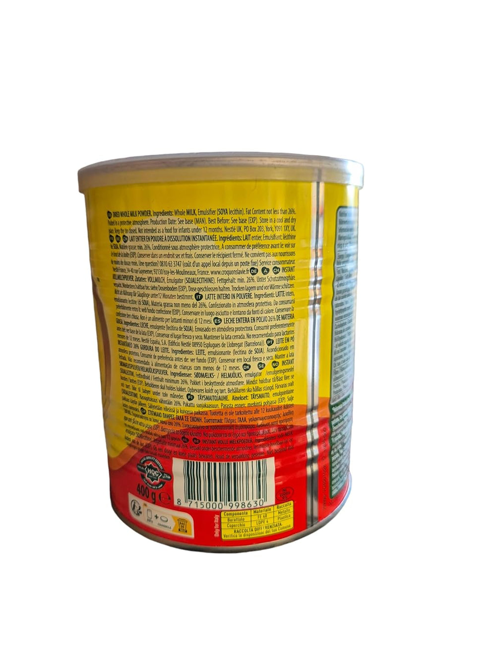 -Sæt: MILO - Instant Kakao Drink 400g + NIDO - Milchpulver 400g