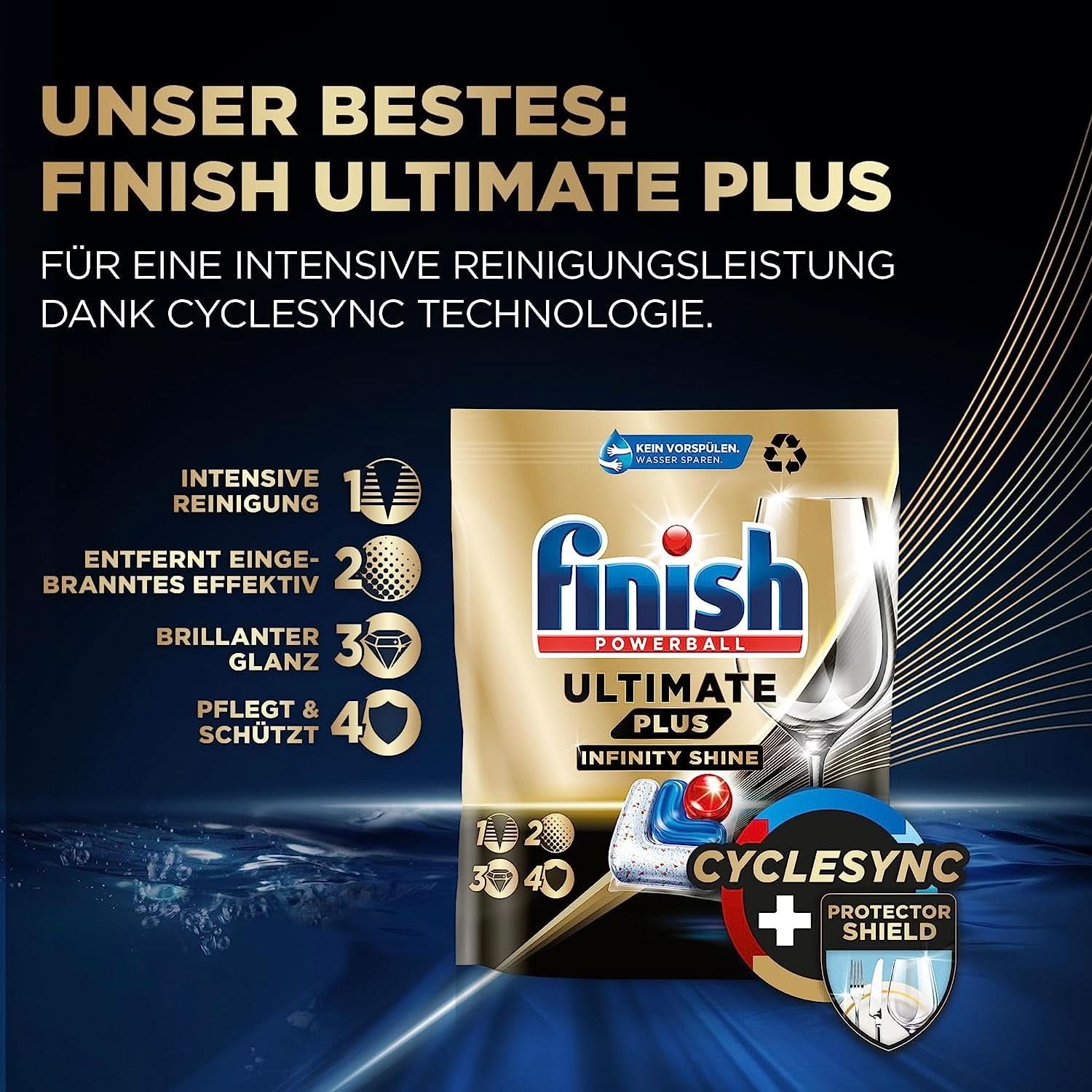 Finish Classic pulveropvaskemiddel - fosfatfrit opvaskemiddel - 6,5 kg stor pakke (5 x 1,3 kg) Naty Shop køkkenopvaskemidler