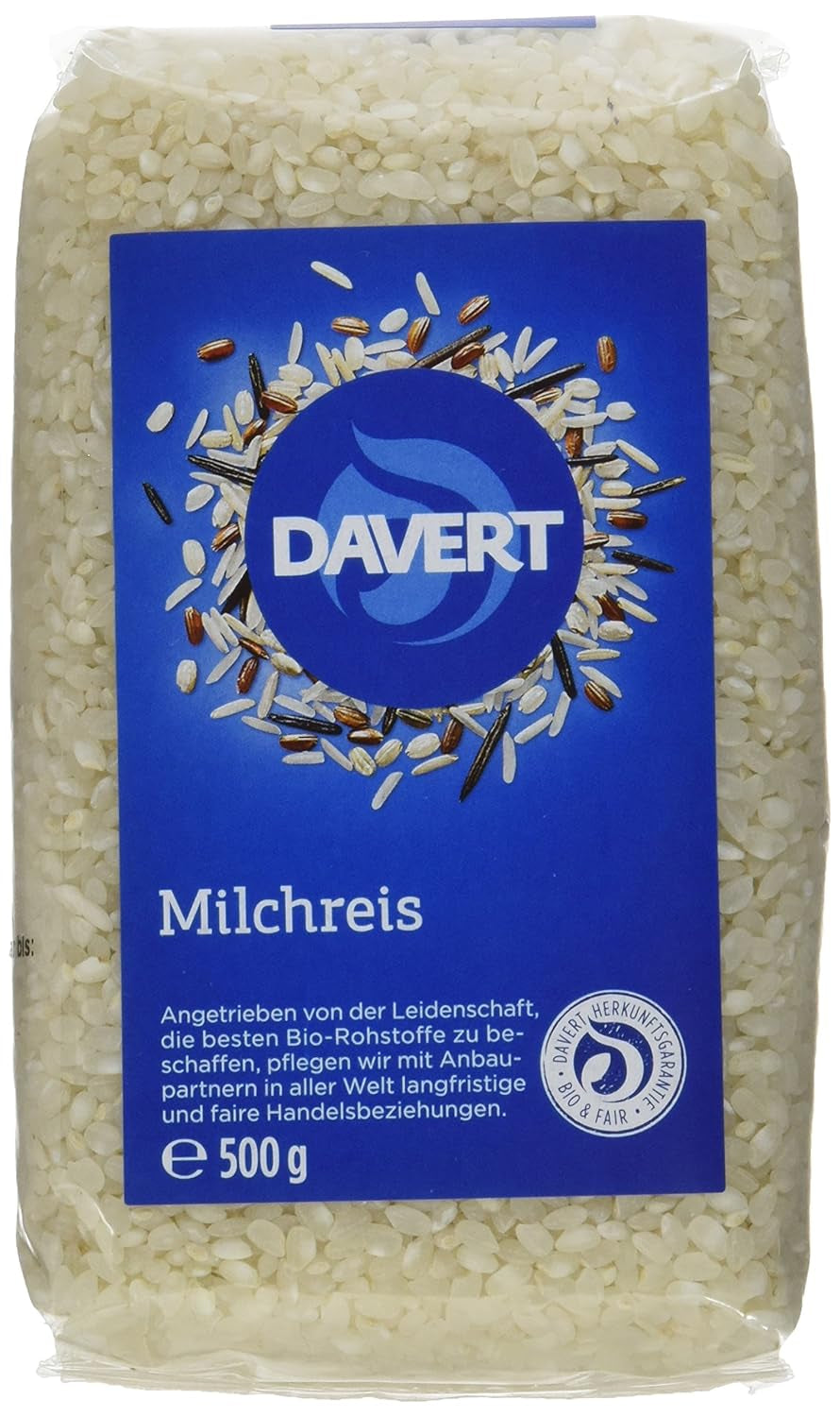 Davert risengrød (1 x 500 g) - Bio