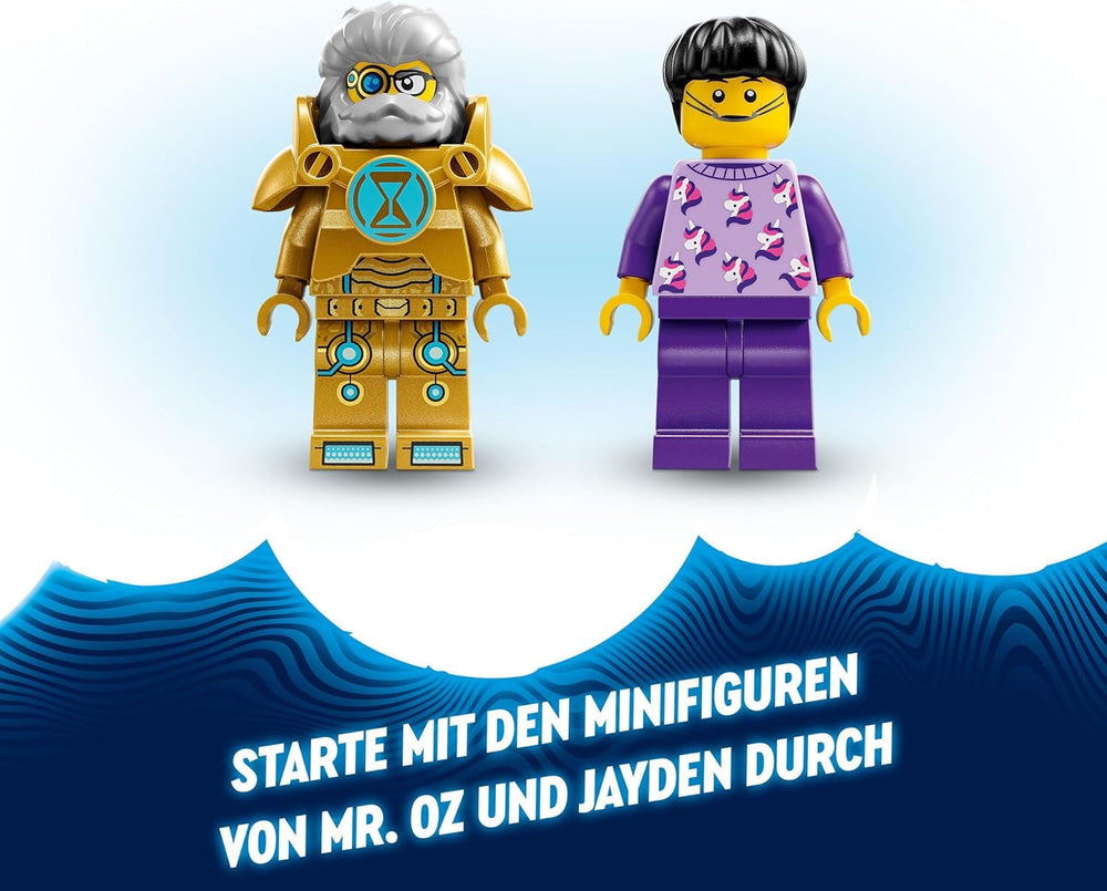 LEGO Dreamzzz 2-i-1 Mr Oz's rumbuggy legetøjsbil eller rumfærgesæt indeholder Mr Oz, Albert og Jayden minifigurer, rumgave til børn 8+ 71475 byggesæt Besuche den LEGO-Store