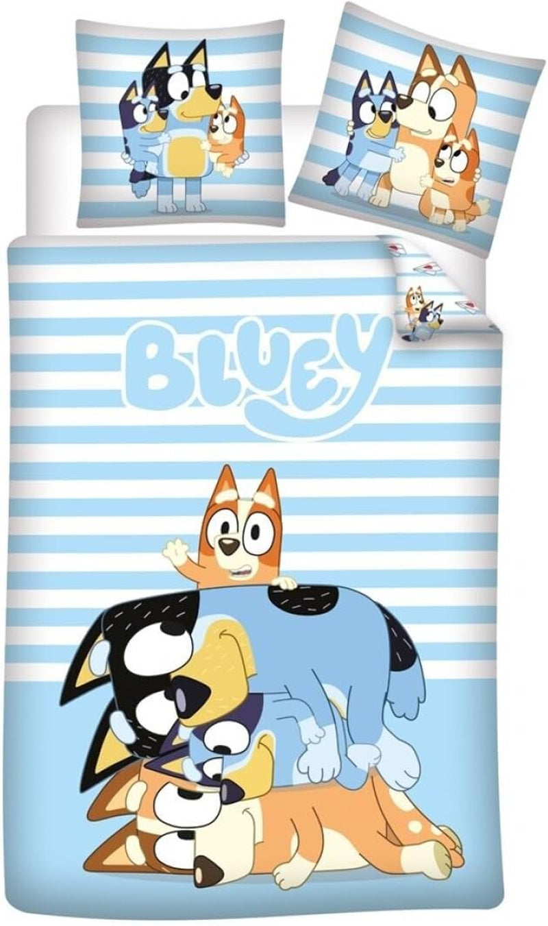 Sengetøj til børn Bluey, 100 % bomuld Sengetøj - børn Naty Shop Standardtitel