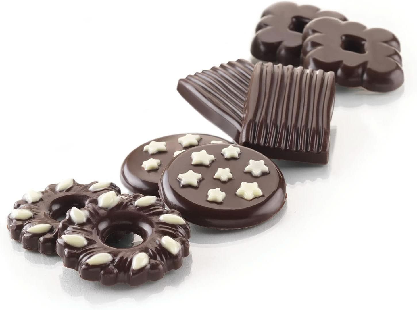 Silikomart 22.125.77.0065 SCG25, Choco Biscuit Kitchen Naty Shop