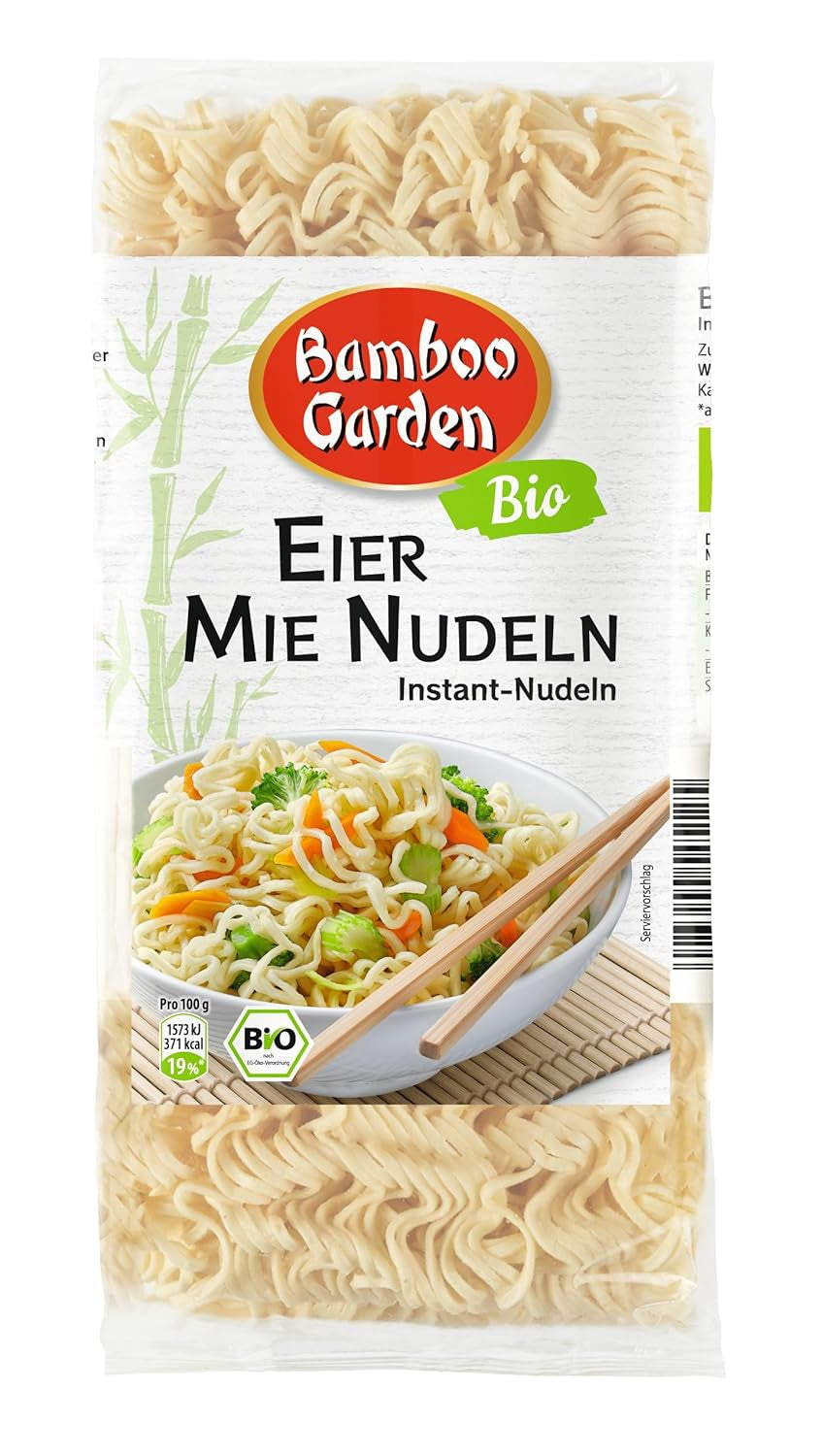 Bambus Garden økologiske æg- og lammenudler, 250 g (pakkedesign kan variere)