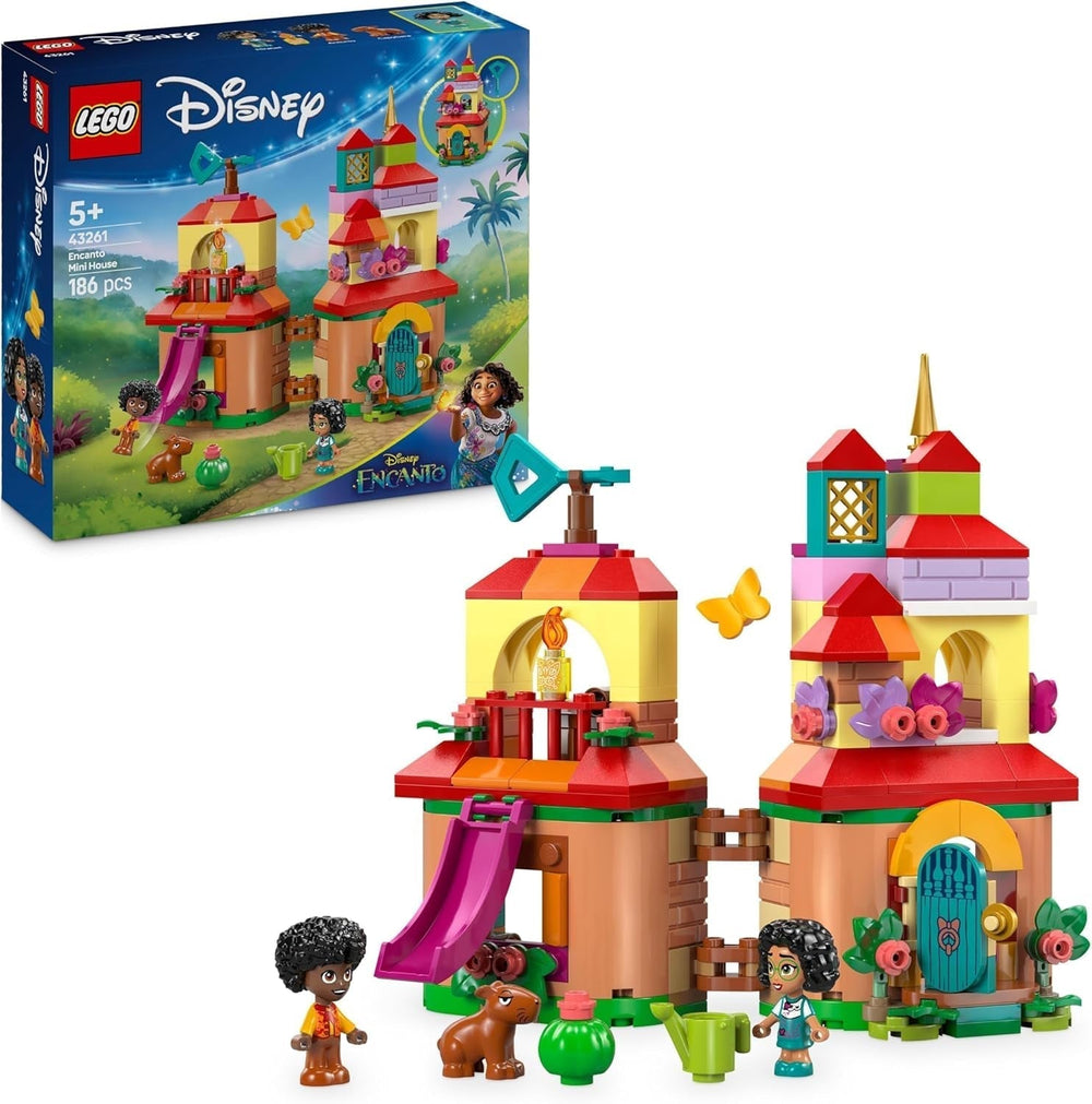 LEGO Ç€ Disney Encanto Mini House, byggelegetøj til piger fra 5 år, fantasy legetøj og byggesæt med Mirabel og Antonio Mini Dolls, en Capybara figur og nøgle 43261 Byggesæt Besuche den LEGO-Store Standard titel