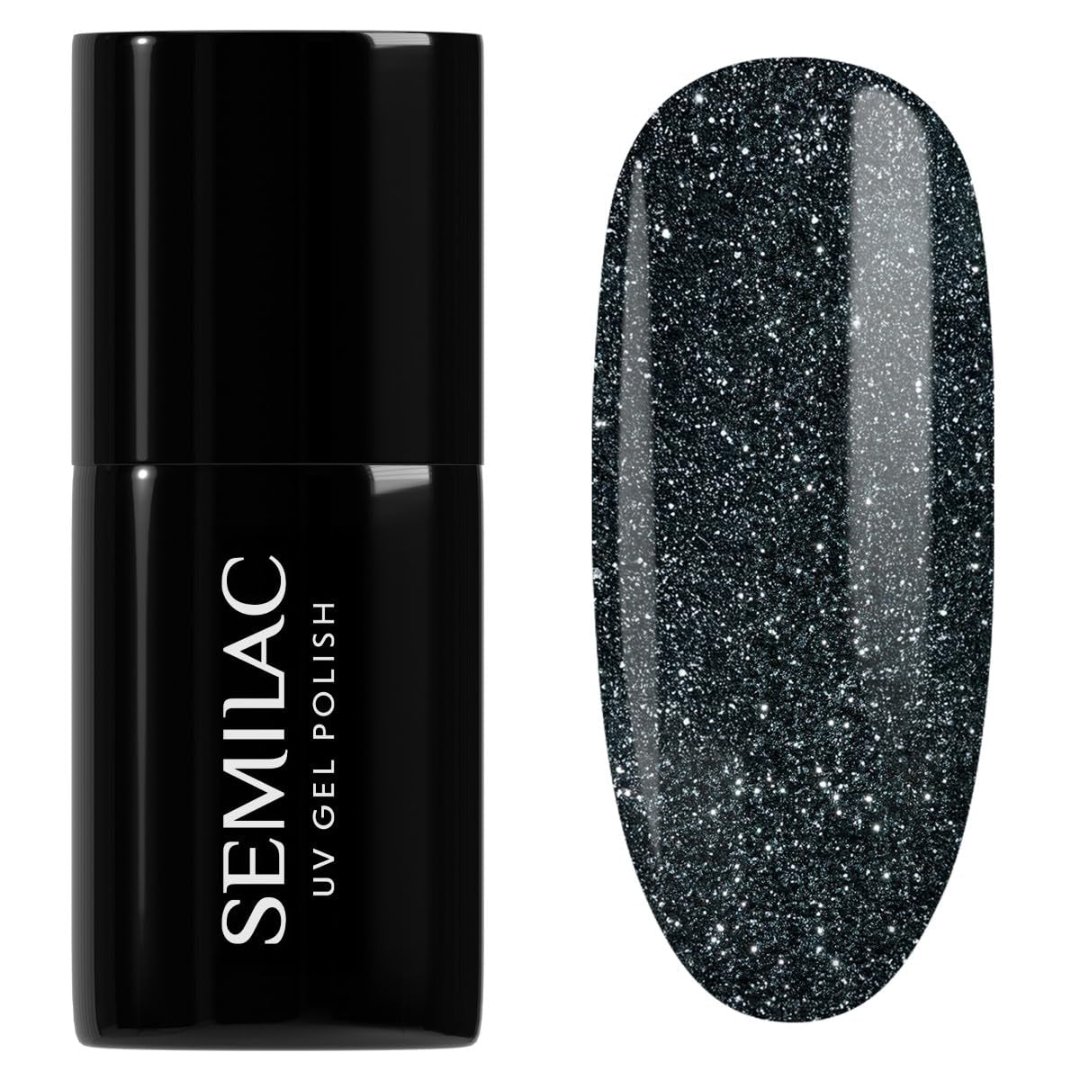 Oja UV Semilac 029 Espresso 7ml Colecția Black&White
