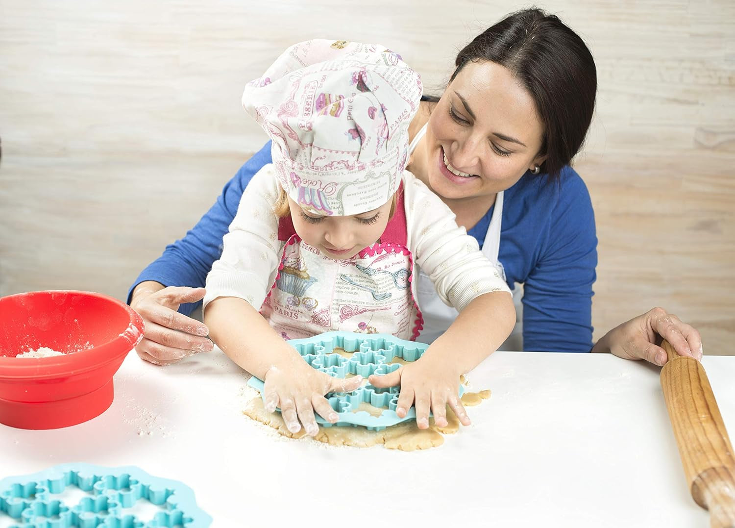 Formă de biscuiți Lékué, albastră, 24,3 cm, colorată