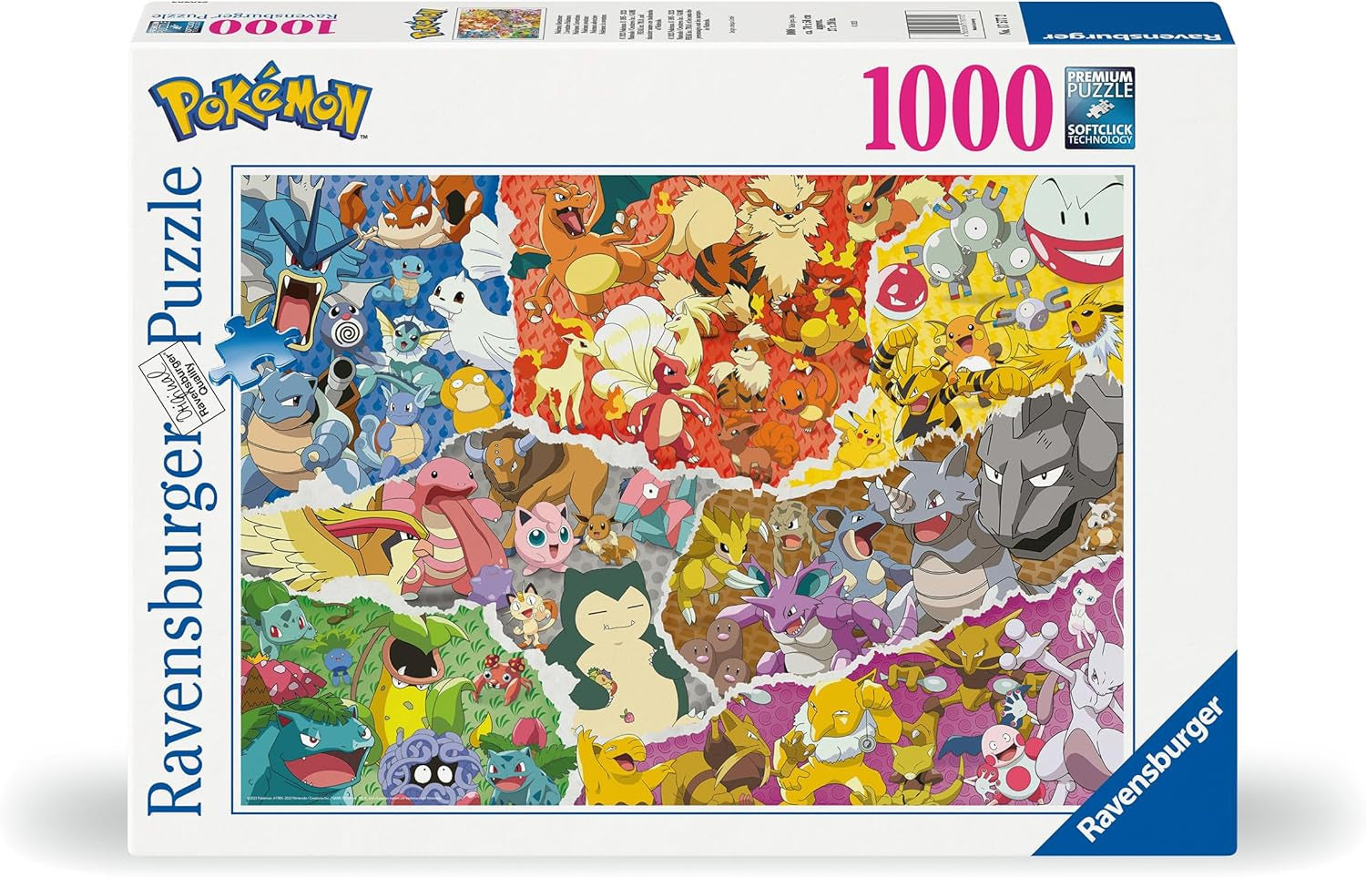 Ravensburger Puslespil 12000832 - Pokémon Adventure - Pokémon-puslespil med 1000 dele til voksne og børn over 14 år Puslespil Naty Shop Legende sofistikering