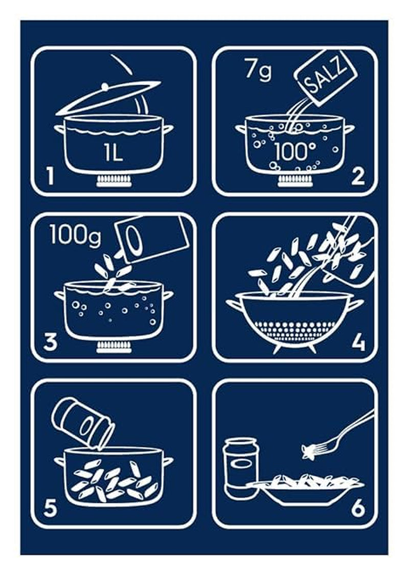 Pasta Barilla Classic Fusilli no. 98, af højkvalitets hård hvede, altid al dente, 1 kg